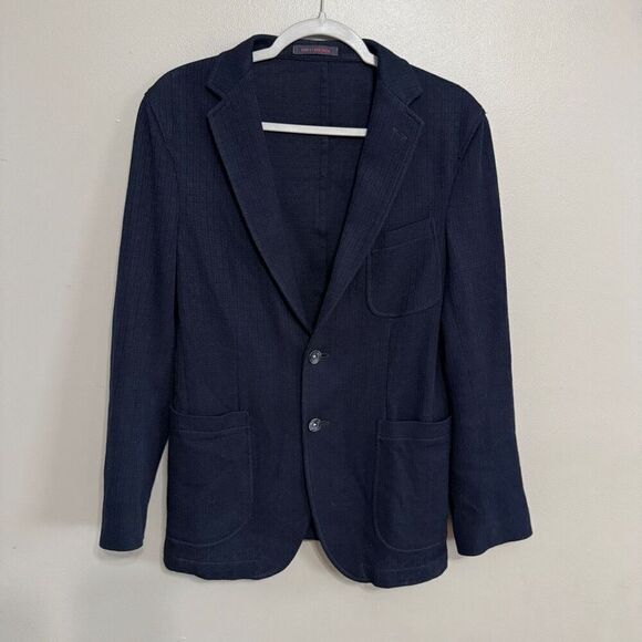 The Gigi | Angie unstructured navy blue jacket/blazer EU size 48 US 38 - Picture 3 of 11